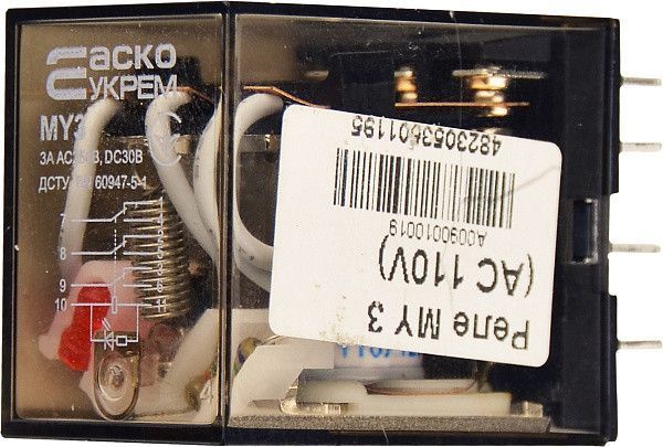 Реле МY3 (AC 110 V) A0090010019 для комутації виконавчих елементів у системах автоматики A0090010019 фото