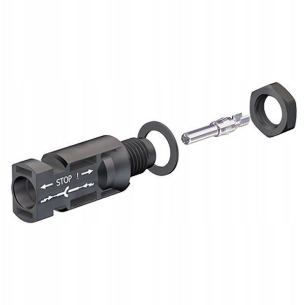 Оригинальные панельные коннекторы MC4 4-6 мм2 1500V DC пара MC-socket PV-AD BP4/SP4-S2-UR/6 Staubli K/MC4/R(STAUBLI) фото