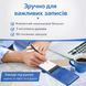Карманный кожаный блокнот 7,62x12,7см мини А7 и металлической ручкой синий А7.blue фото 2