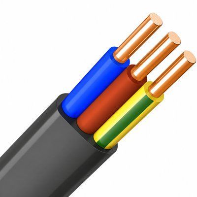 Кабель мідний BВГнг П 3х 1,5 50 метрів "Каблекс" Україна Одеса 50m13-2315 для передачі та розподілу електричної енергії 50m13-2315 фото