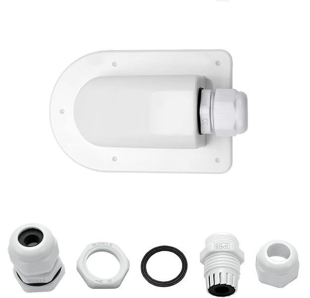 Кабельный ввод ABS солнечного кабеля H1Z2Z2-K 6-12 мм белый IP68 6-12 мм white ABS фото
