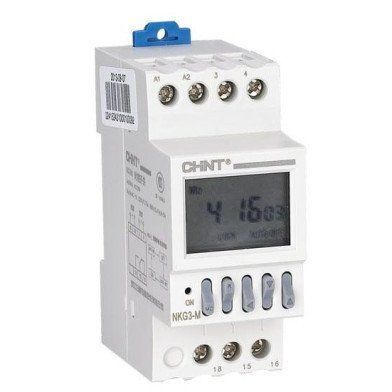 Таймер электронный NKG3-M 16-ON 16-OFF AC220V 1с.-168ч CHINT 310025 310025 фото