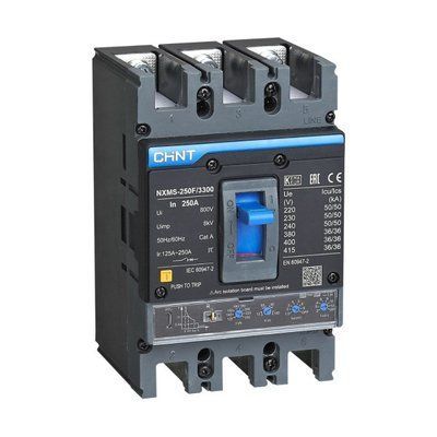 Авт. выключатель NXMS-250S(F)/3Р 250A 50ка CHINT 264755 для защиты электрических сетей от перегрузок 264755 фото