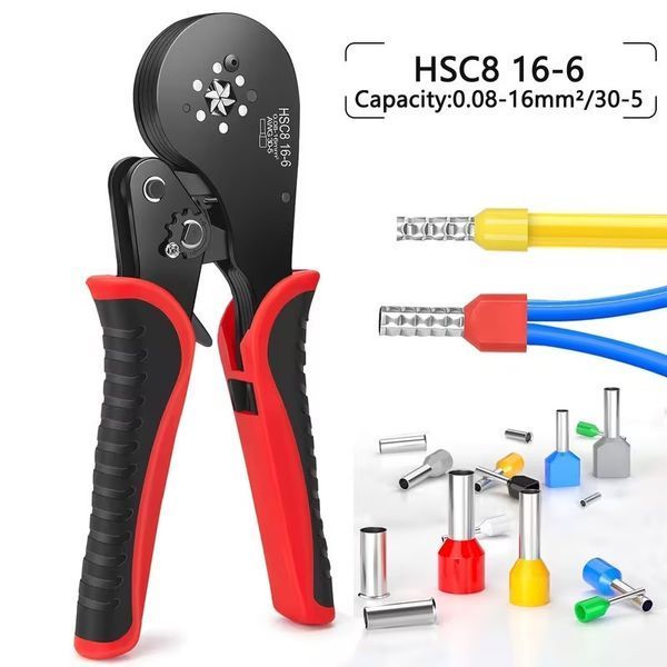 Шестигранный инструмент HSC8 16-6 для обжима трубчатых клемм 0,08-16 мм2 CLAMPLUS LB265468 фото