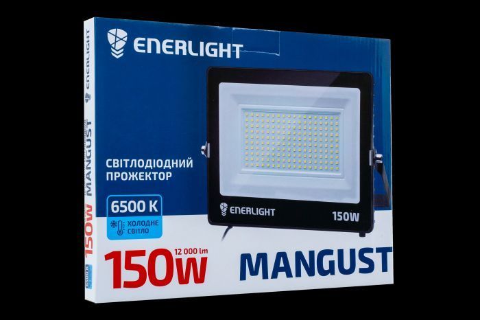 Прожектор світлодіодний ENERLIGHT MANGUST 150Вт 6500K MANGUST150SMD80С фото