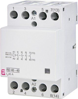 Контактор модульний RD 40-40 230V AC/DC 2464018 для дистанційного керування електричними навантаженнями 2464018 фото