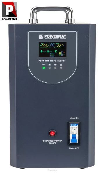 Источник аварийного питания UPS LCD 3000VA 2400W Inverter PM-UPS-3000MP 48V Powermat 5904067442474 фото