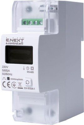 Однофазный электронный счетчик e.control.w11 5(65)А, RS485, класс точности 1.0 для учета потребляемой энергии i0310042 фото