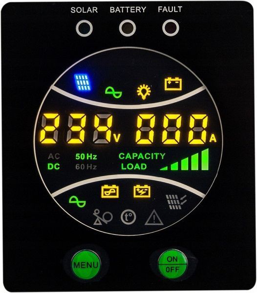 Сонячний інвертор SINUSPRO-1000S з чистою синусоїдою з MPPT 30A та UPS 12V / 230V VOLT SINUSPRO-1000S фото