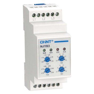Реле контроля фаз NJYB3-8 AC380V CHINT 697027 697027 фото