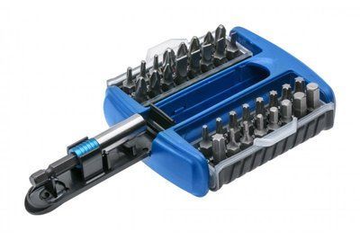 Набір біт з бітотримачем 1/4" SL, PH, PZ, Torx, 33 шт Hoegert HT1S402 фото