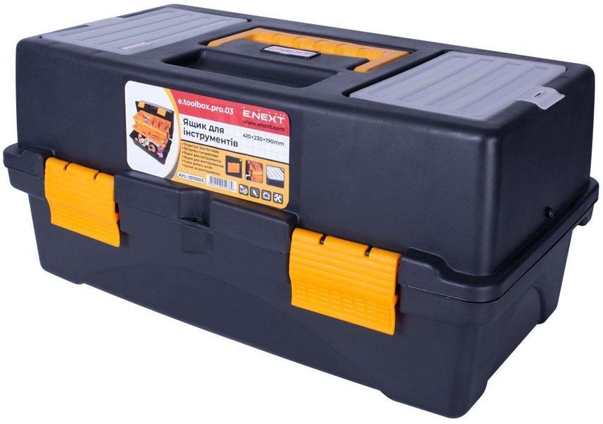 Ящик для инструмента, e.toolbox.pro.03, 17" 410x230x190мм E.NEXT t011003 t011003 фото