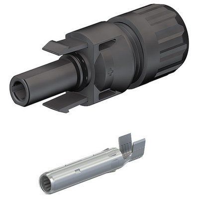 Оригінальний конектор MC4 (+) 4&ndash;6 мм&sup2; 1500V DC Staubli MC-socket PV-KBT4/6I-UR для сонячних панелей та фотоелектричних систем 00000018152 фото