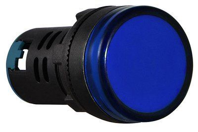 Сигнальна арматура AD22-22DS синя 220V АC A0140030152 для світлової індикації стану електричних кіл A0140030152 фото