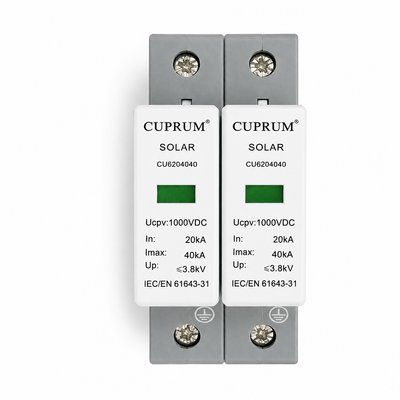 Устройство для защиты от импульсных перенапряжений ПОП DC 2п 40 kA 3,5kV для эффективной защиты электрических сетей G DC2P фото
