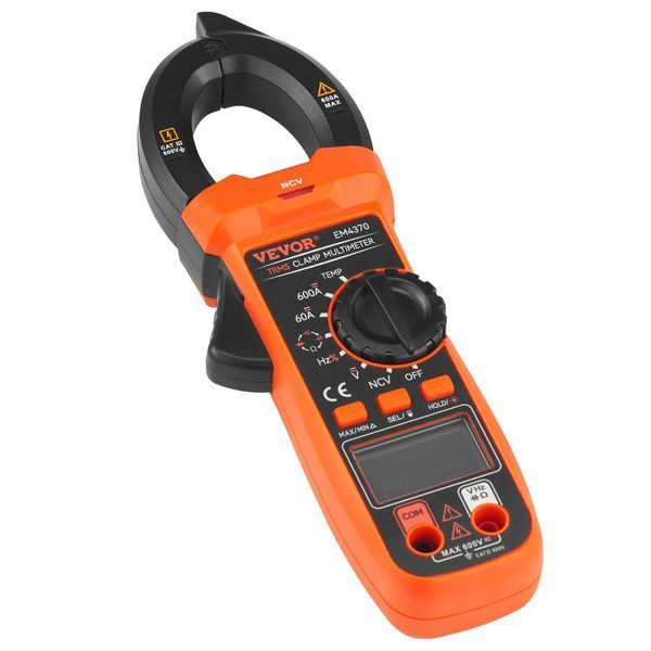 Токовые клещи мультиметр DC/AC 600А VEVOR EM4370 EM4370 фото