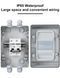 Шафа захисту від перенапруги 2Р/120A DC12V-400V 6кA PV 6кA IP65 DIHOOL 2Р/120A DC12V-400V фото 4