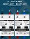 Шафа захисту від перенапруги 2Р/120A DC12V-400V 6кA PV 6кA IP65 DIHOOL 2Р/120A DC12V-400V фото 8