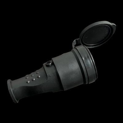 Колодка каучукова ENERLIGHT із заземленням 3-місна 16А ІР44 08КК-3-16-ІР44-Е а для підключення до трьох електричних споживачів 08КК-3-16-ІР44-Е фото