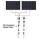 Набор пара параллельных двойников MC4 PV 30см сечение 6 мм&sup2; красный и черный 30А DC1000V для солнечных панелей Y-001 фото 6
