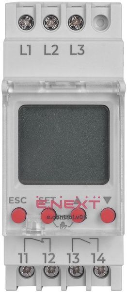 Реле контроля напряжения E.NEXT e.control.v06 p0690011 3&times;400 В AC, цифровое p0690011 фото