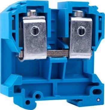 Клеммная колодка наборная на DIN-рейку e.tc.din.pro.70.blue, синя, без кришки p049027 p049027 фото