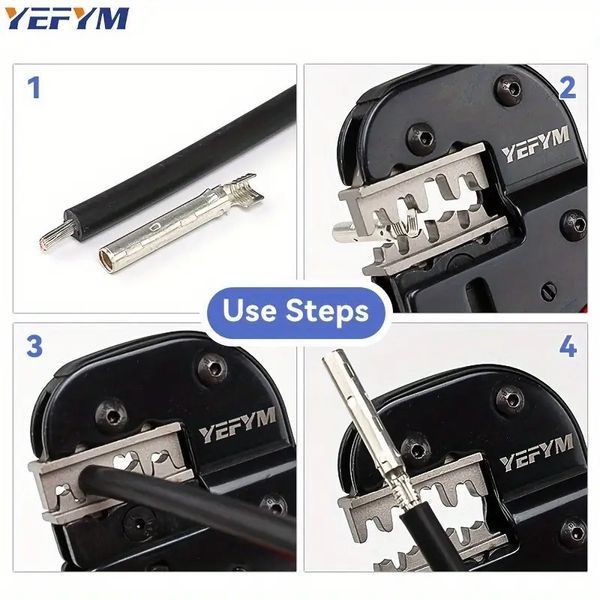 Крімпер обтиску сонячних роз'ємів МС4 1500VDC 2.5-10mm&sup2; YEFYM YFP-2546BS фото