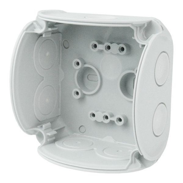 Распределительная коробка DK0200G 93x93x62 мм IP66 без клеммника, светло-серая RAL 7035 HENSEL 62000147 фото