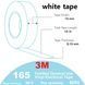 Изоляционная лента 3M белая ПХВ 15х 0,15мм х10 метров огнестойкий white винил TEMFLEX 165 3MTM 7100184731 фото 4