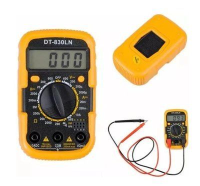 Цифровой мультиметр оранжевый DT-830LN для проверки и контроля основных параметров электрических кругов DT-830LN фото