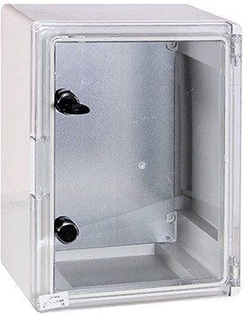 Корпус удароміцний з АБС-пластика e.plbox.300.400.195.tr, 300х400х195мм, IP65 з прозорими дверцятами CP5013D CP5013D фото