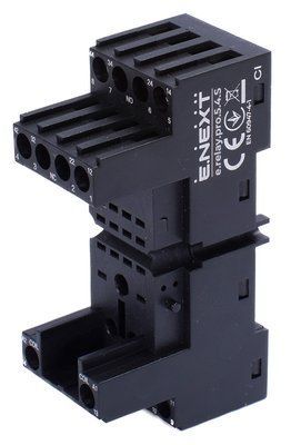 Разъем модульный e.relay.pro.5.4.S для промежуточного реле 5А на 4 группы контактов E.NEXT p091012 p091012 фото