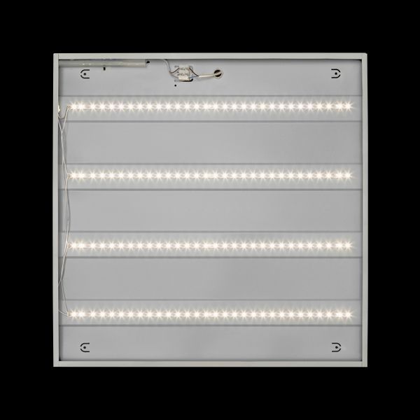 Світильник світлодіодний AL2119ARD 36W призма 3250Lm 6500K 595*595*19мм LED ПАНЕЛЬ 7884 7884 фото