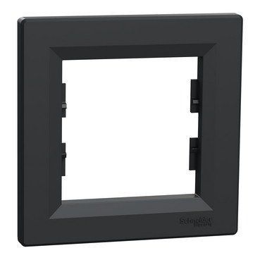 Рамка 1-местная,(антрацит) тм Asfora Schneider EPH5800171 EPH5800171 фото