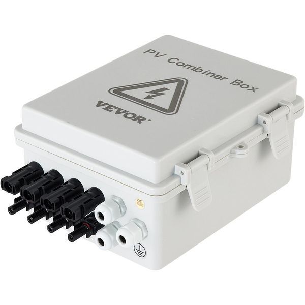 Розподільний щит АБС-пластик з блоком захисту 4 Streng PV 40кА 15A 500V IP65 VEVOR 2348180210 фото