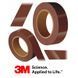 Изоляционная лента 3M коричневая ПХВ 15х 0,15мм х10 метров огнестойкий brown винил TEMFLEX 165 3MTM 7100184725 фото 2