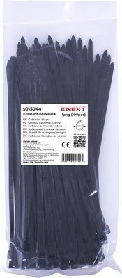 Кабельна стяжка e.ct.stand.300.5.black (100шт), чорна Е.NEXT s015044 s015044 фото