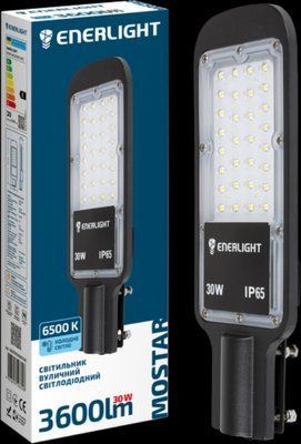 Светильник уличный светодиодный ENERLIGHT MOSTAR 30Вт 6500K MOSTAR30SMD100C фото