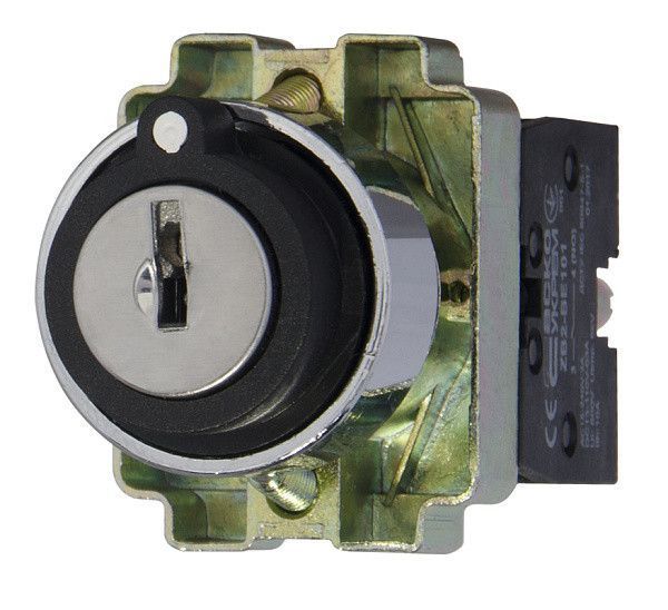 XB2-BG33 Кнопка поворотная с ключом 3-позиционная A0140010010 для коммутации электрических кругов в системах автоматизации A0140010010 фото