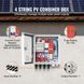 Розподільний щит металевий з блоком захисту 4 Streng PV 40кА 15A 500V IP65 VEVOR 2348180212 фото 7