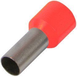 Изолированный втулочный наконечник e.terminal.stand.e1508.red 1,5 кв.мм, красный 1шт s3036022.1 фото
