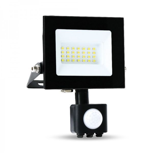 Прожектор з датчиком руху LL-2020ARD 20W 1600Lm 6500K (145*126.5*71mm) чорний IP65 ARDERO 7844 7844 фото