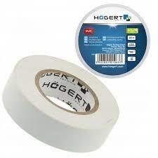 Ізоляційна стрічка 0,13 мм x 19 мм x 20 м, Біла HOEGERT HT1P285 фото