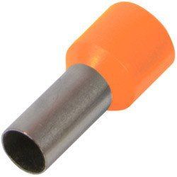 Изолированный наконечник втулочный e.terminal.stand.e10-12.orange 10,0 кв.мм, оранжевый, 100шт s3036049 s3036049 фото