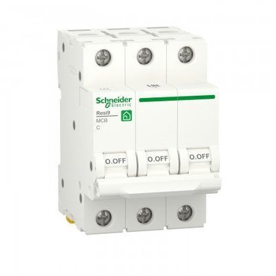 Автоматический выключатель RESI9 Schneider Electric 32 А, 3P, категория С, 6кА R9F12332 фото