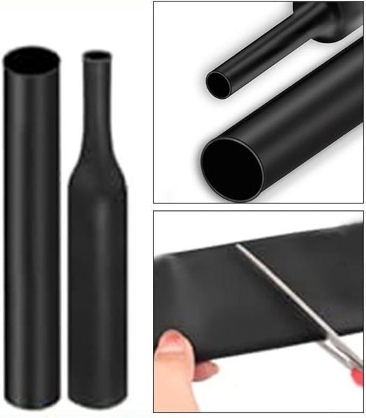 Термоусаджувальна трубка E.NEXT e.termo.stand.150.75.black 150/75 мм, 1 м, чорна s024184 s024184 фото