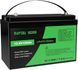 Літієва батарея Lifepo4 100A 12V 1280Wh з захистом BMS 15000 циклів DATOUBOSS Lifepo4 100Ah 12V фото 1