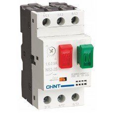 Автоматический выключатель защиты двигателя NS2-25 4-6.3A CHINT 495080 495080 фото