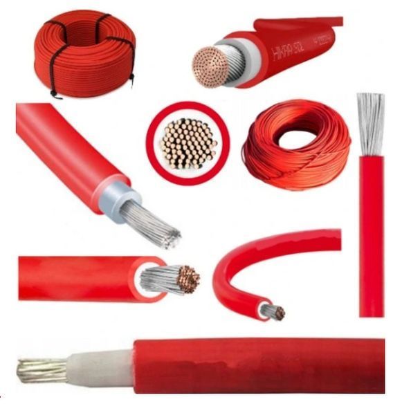 Кабель медный "Europan Cable" SOLAR H1Z2Z2-K 1х6,0 для солнечных панелей красный H1Z2Z2-K 6 red europan фото