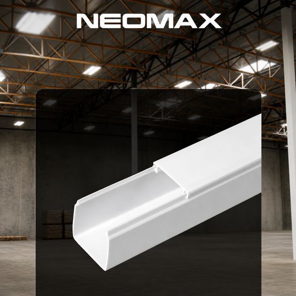 Кабельный канал Neomax Ultra 60х40х2000 мм NX3009 для безопасной организации проводки NX3009 фото